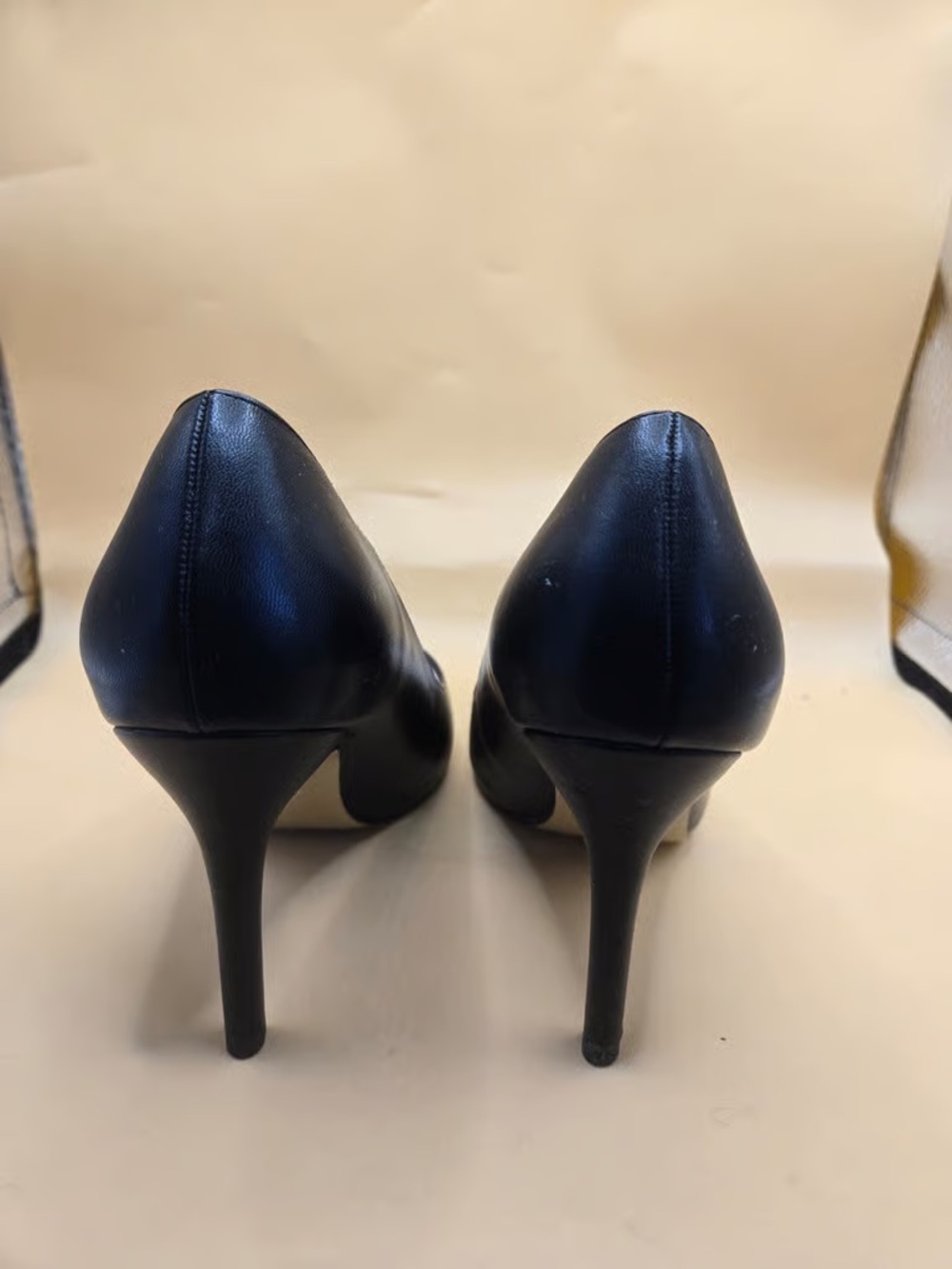 Time and Tru Black Stiletto Heel Pumps